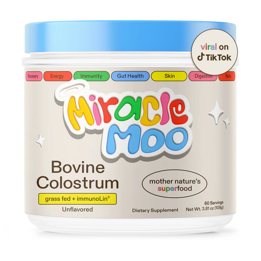 Miracle Moo – Colostro Bovino en Polvo (108 g)